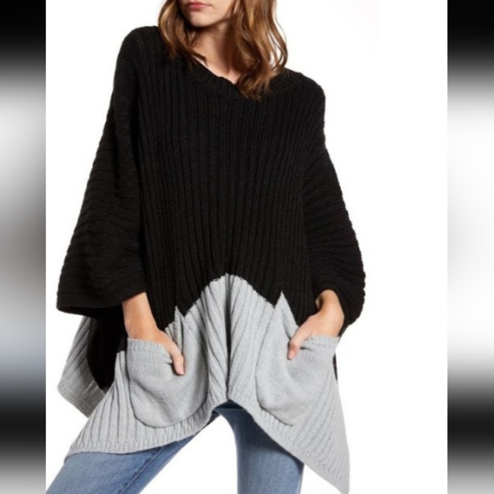 Treasure & Bond Rib Knit Sweater OS